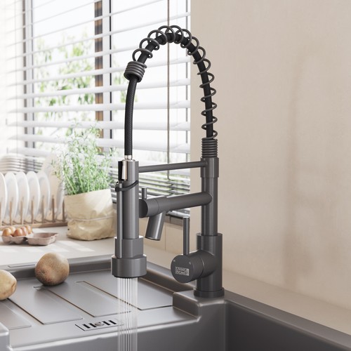 Dual spout kitchen mixer tap - kitchen,