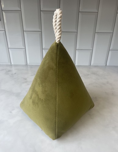 Pyramid door stop with rope - door,