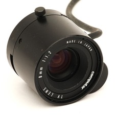Computar 8mm 1:1.2 auto iris TV lens