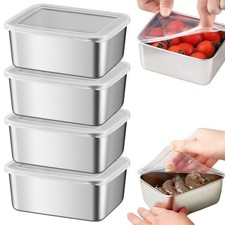 4Pcs Stainless Steel Food