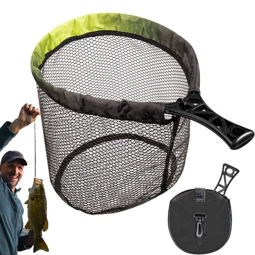 Folding fly fishing net - fishing,