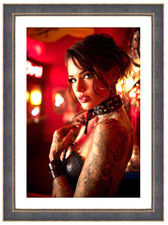 Sexy Tattooed Lady A3Print