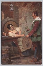 c1905 Tavern Toasting Scene
