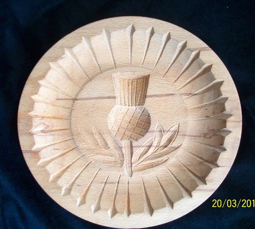 Shortbread mould hand - hand, carved