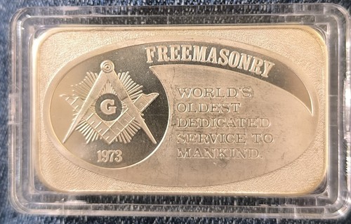 Masonic 1oz fine silver - 1oz,