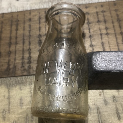 Rare embossed newby - embossed, dairy