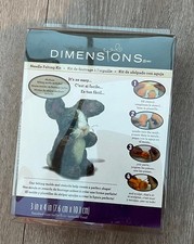 DIMENSIONS BUNNY  NEEDLE FELTING KIT - 3IN X 4IN - OPENED BUT NEW
