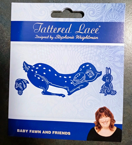 Tattered lace baby fawn and - lace,