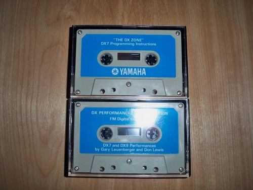 Yamaha dx7 cassettes - dx7,