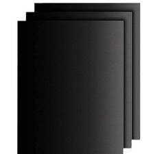3 Pack Bottom Oven Liner Sheet - Large Heavy Duty - Reusable BBQ Grill Mat