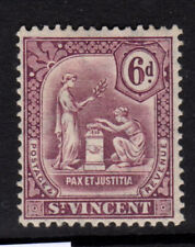 ST VINCENT 1909 SG107 6d dull