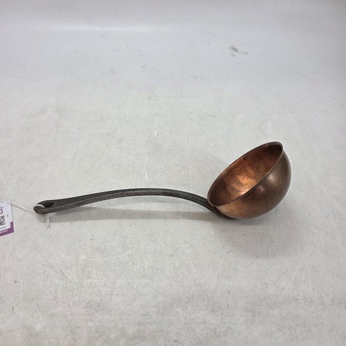 Copper ladle with - ladle,