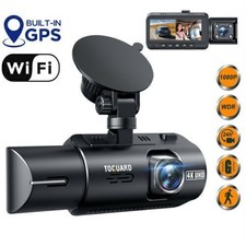 TOGUARD WIFI Dual Dash Cam 4K
