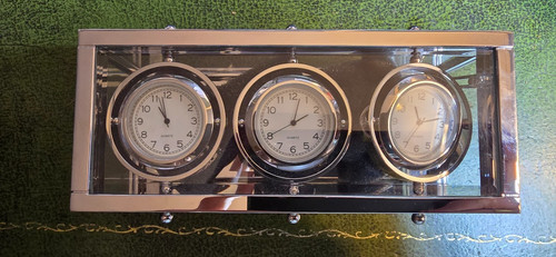 Silver plated three face - three,