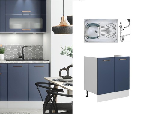 Kitchen sink unit with - sink,