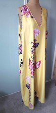 Zanzea Dark Yellow V Neck Maxi