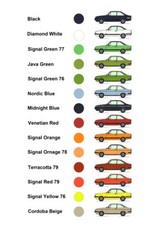 FORD ESCORT MKII RS2000 COLOUR