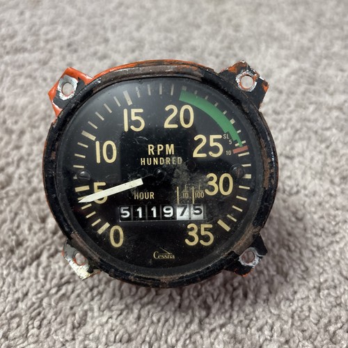 Cessna tachometer vintage - cessna,