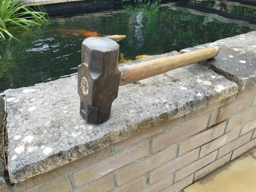 Vintage 10lb lump hammer - lump,