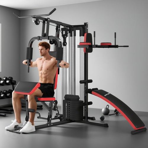 Multi gym workout station with - multi,
