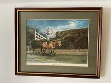 Norman Thelwell "Shortening The Odds" Framed Print 24.5 x 30.5 cm