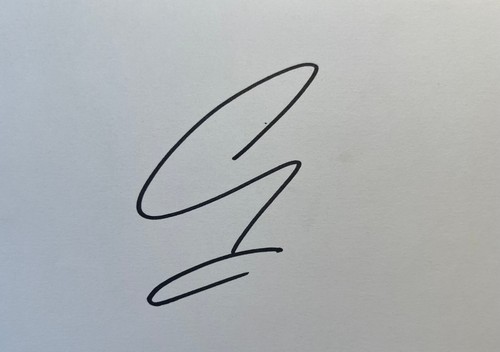 Hand signed gary - gary, barlow,