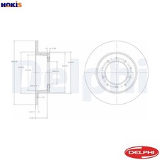 2x BRAKE DISC BG2799 FOR LAND