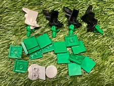 LEGO FOOTBALL SOCCER PITCH PARTS TILES & SPRING PLAYER BALL FLIPPERS 3420 3421