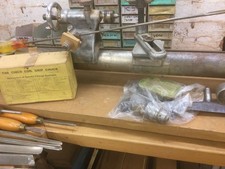 Myford woodturning lathe and