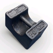 Vintage 2lb Bar Weight Cast