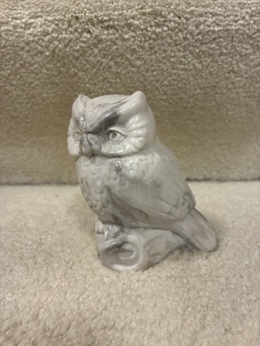 Pearlite marble owl - pearlite,