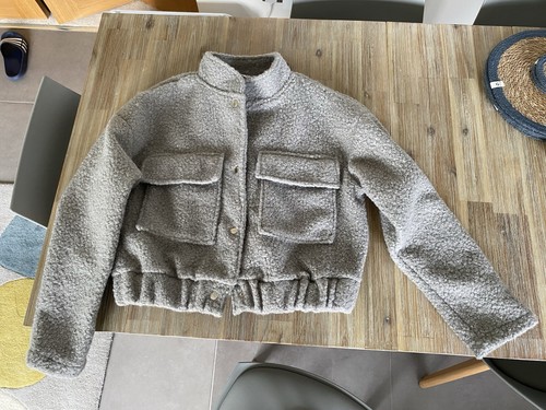 Women grey jacket size 10 - grey,