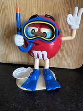 M&M’s Red Chocolate Scuba Diver Sweet Candy Dispenser Collectible