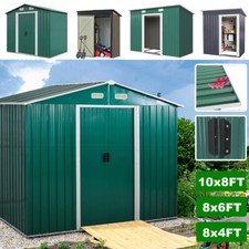 Metal Garden Shed 6X4ft 6X8ft
