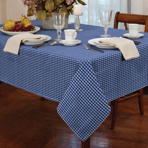 Gingham check tablecloth - gingham,