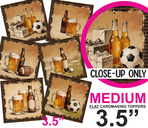 Vintage card toppers beer - vintage,