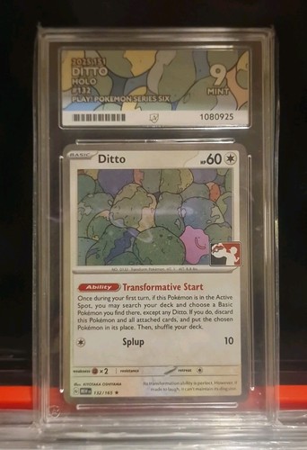 Pokémon tcg holo ditto - pokémon, card