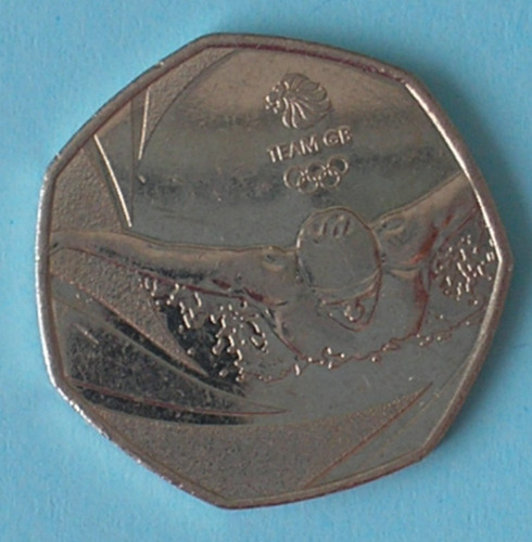 50p coin 2016 - 2016, rio