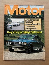 TRIUMPH 2500S MOTOR MAGAZINE