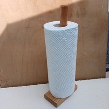 WOODEN KITCHEN ROLL HOLDER