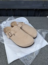 Birkenstock Boston Clogs Beige