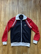Sergio Tacchini Vintage Original 1980s Mens Tracksuit Cotton Jacket Size M