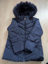 Girls Navy Coat