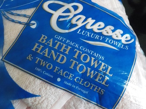 New caress luxury towel - new,