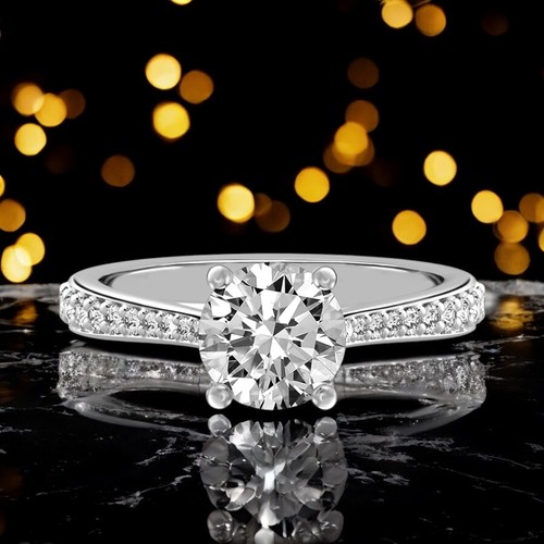 Diamond platinum ring for - diamond,