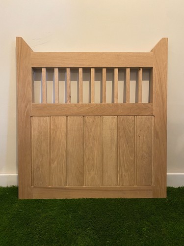 Solid oak garden gate - oak,