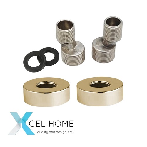 Brushed gold cranked - gold,