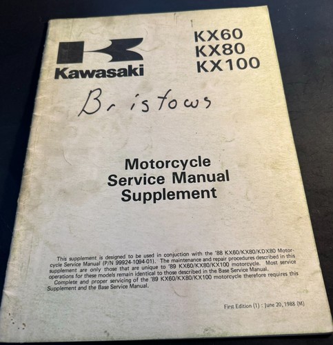 1989 kawasaki kx60 kx80 - 1989,