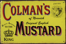 COLMAN'S MUSTARD RUSTY TIN