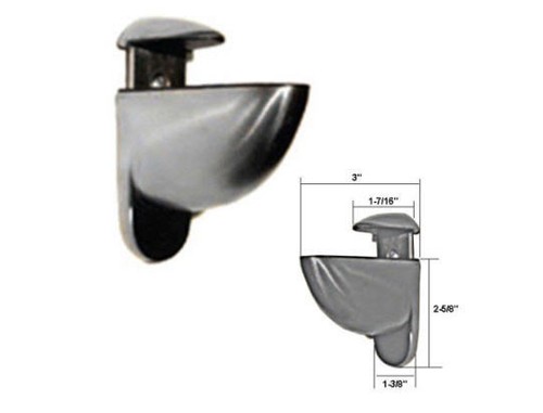 Brushed stainless finish maxi - stainless,